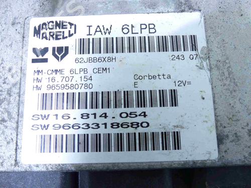 Engine control unit (ECU) PEUGEOT 807 (EB_) 2.0 16V | BP37891284M57 - Image 3