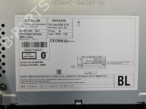 Radio NISSAN PULSAR Hatchback (C13) 1.2 DIG-T | BP38540554E6 - Image 5