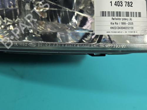 Right headlight KIA RIO I Hatchback (DC) 1.5 16V | BP38121991C29 - Image 6