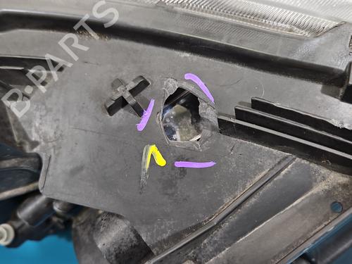 Left headlight PEUGEOT 2008 I (CU_) 1.2 THP 130 / PureTech 130 | BP37829840C28  - Image 7