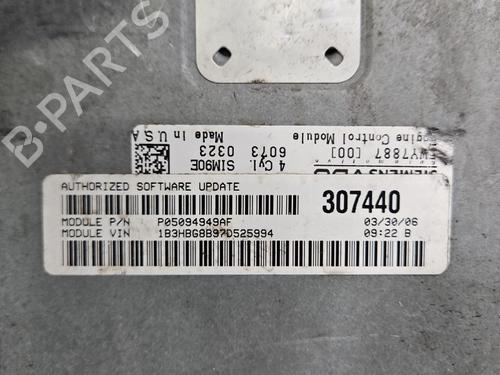 Engine control unit (ECU) DODGE CALIBER 2.0 | BP39584806M57  - Image 5