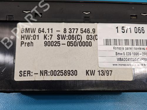 Climate control BMW 5 (E39) 523 i | BP37839933I5 - Image 11