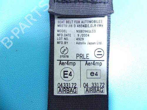 Front left seatbelt HONDA FR-V (BE) 2.0 (BE3) | BP37808873I26 - Image 8