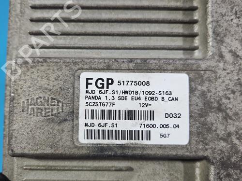 Engine control unit (ECU) FIAT PANDA (169_) 1.3 D Multijet (169.AXC1A) | BP39612019M57 - Image 5