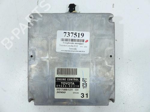 Used Engine control unit (ECU) Engine control unit (ECU) TOYOTA COROLLA (_E12_) 2.0 D-4D (CDE120_, CDE120R) (90 hp) 37860666 37860666