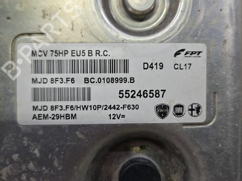 Engine control unit (ECU) PEUGEOT BIPPER (AA_) 1.3 HDi 75 | BP39558754M57 - Image 3