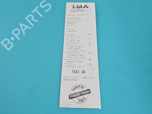 Alternator PEUGEOT 301 1.6 VTi 115 | BP38144095M7 - Image 7