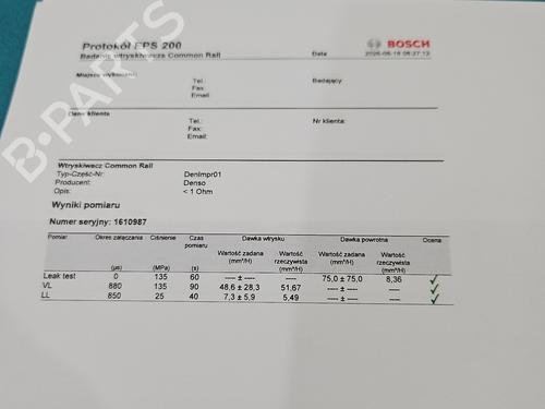Injector PEUGEOT BOXER Van 2.2 HDi 120 | BP38949211M100 - Image 3
