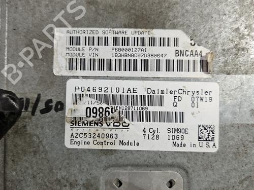 Engine control unit (ECU) DODGE CALIBER 1.8 | BP39683843M57  - Image 9