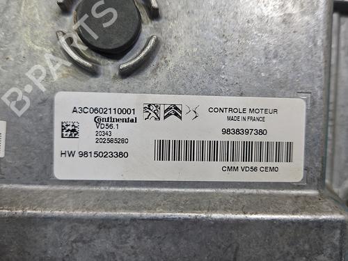 Engine control unit (ECU) CITROËN C5 AIRCROSS (A_) 1.2 PureTech 130 (ARHNSJ) | BP37833290M57 - Image 3