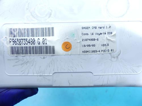 Instrument cluster CITROËN C3 Pluriel (HB_) 1.6 | BP37877196C47  - Image 6
