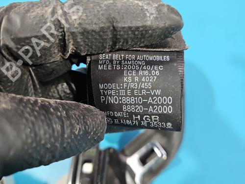 Front left seatbelt KIA CEE'D Sportswagon (JD) | BP39910491I26 - Image 11