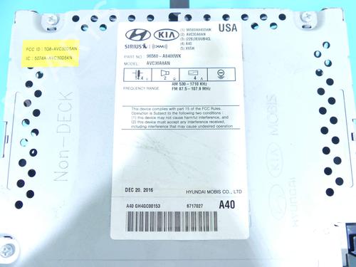 Radio KIA OPTIMA (JF) 1.7 CRDi | BP37895327E6 - Image 5