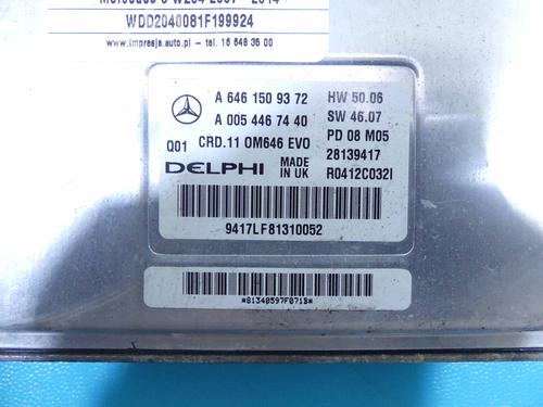 Engine control unit (ECU) MERCEDES-BENZ C-CLASS (W204) | BP37895719M57 - Image 5