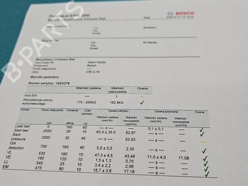 Injector VW PASSAT CC B6 (357) 2.0 TDI | BP38000280M100 - Image 3