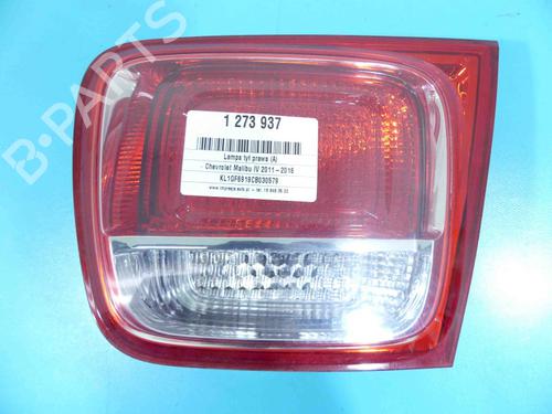 Used Right tailgate light Right tailgate light CHEVROLET MALIBU (V300) 2.0 D (160 hp) 37887899 37887899