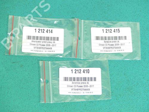 Støddæmperfjeder CITROËN C3 Picasso (SH_) 1.4 VTi 95 (SH8FSC, SH8FP0, SH8FP6) | BP37883587C152 - Image 3