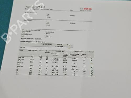 Injector HONDA CR-V III (RE_) 2.2 i-DTEC 4WD (RE6) | BP38000336M100 - Image 3
