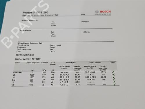 Injector PEUGEOT 607 (9D, 9U) 2.2 HDi | BP38949209M100 - Image 3