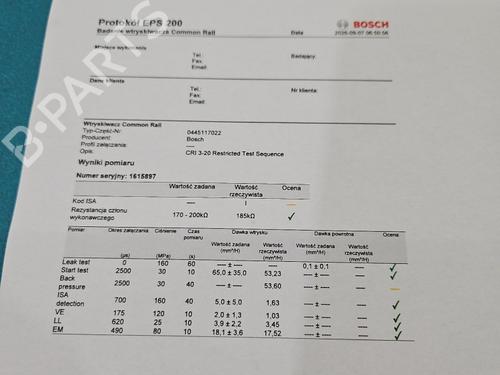 Injector PORSCHE CAYENNE (92A) 3.0 Diesel | BP39615016M100 - Image 3