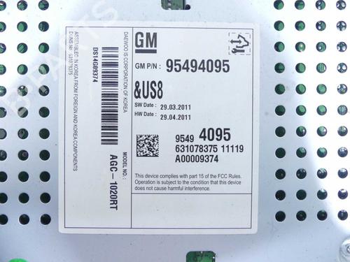 Radio CHEVROLET AVEO Hatchback (T300) 1.2 | BP37876833E6 - Image 3