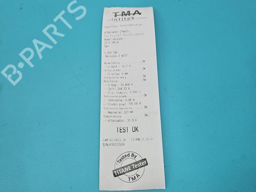 Alternator MERCEDES-BENZ E-CLASS (W212) E 200 CDI / BlueTEC (212.005, 212.006) | BP37820608M7 - Image 13