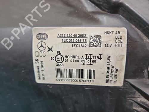 Left headlight MERCEDES-BENZ E-CLASS T-Model (S212) E 200 CDI / BlueTEC (212.205, 212.206) | BP38134465C28 - Image 7