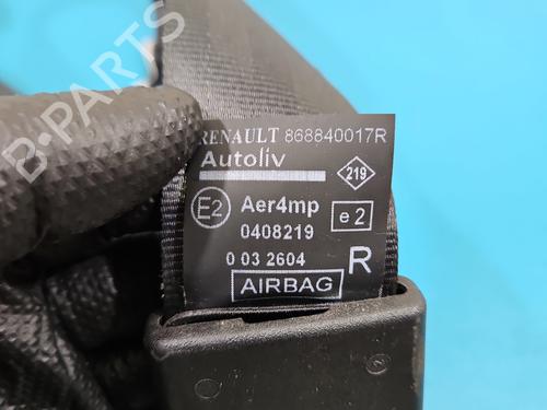 Front right seatbelt RENAULT FLUENCE (L3_) 1.6 16V (L301, L30F, L30P, L30R) | BP37845647I25 - Image 10