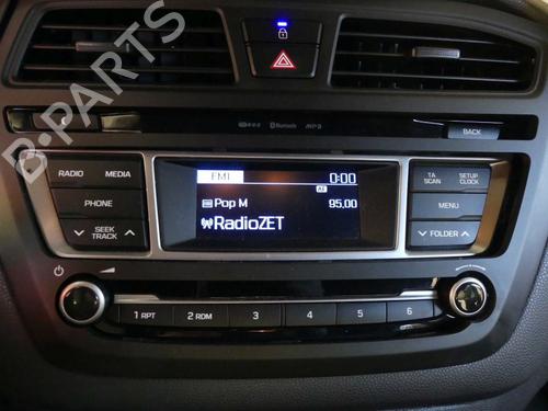 Used Radio Radio HYUNDAI i20 II (GB, IB) 1.2 (84 hp) 37808330 37808330