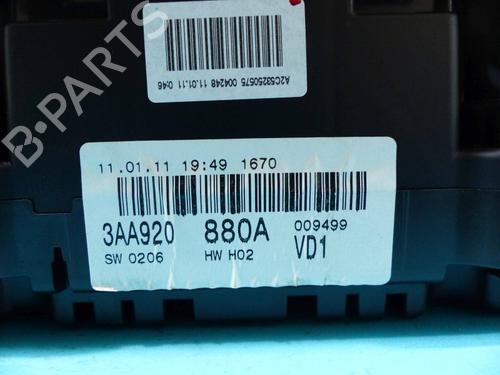 Instrument cluster VW CC B7 (358) 2.0 TDI | BP37804867C47 - Image 2