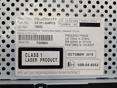 Bilradio SUZUKI CELERIO (LF) 1.0 (AVK310) | BP37848796E6 - Image 6