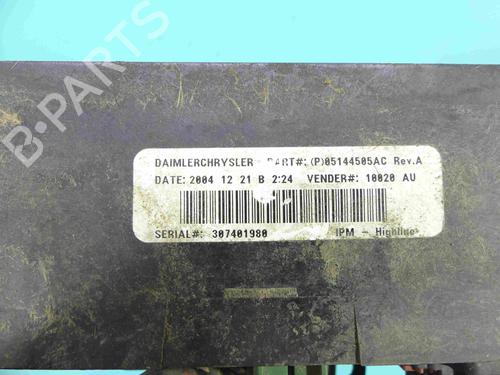 Fuse box DODGE CARAVAN (RG_) 3.8 | BP37894001E1 - Image 6