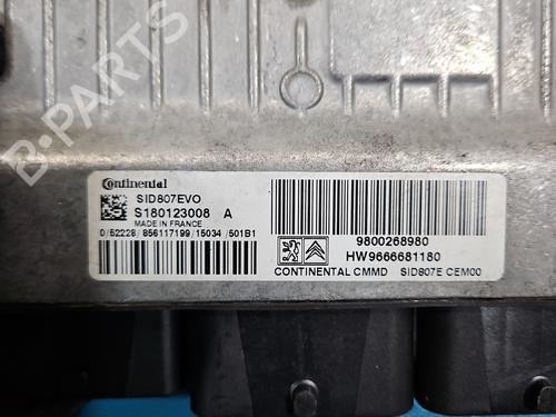 Engine control unit (ECU) CITROËN C5 III (RD_) 1.6 HDi 115 (RD9HRA, RD9HLA, RD9HL0) | BP37826168M57 - Image 3
