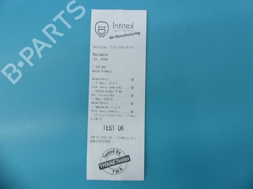 Starter MAZDA PREMACY (CP) 2.0 (CP10S) | BP37884593M8 - Image 5