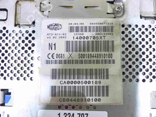 Radio PEUGEOT 807 (EB_) 2.2 HDi | BP37884158E6 - Image 3