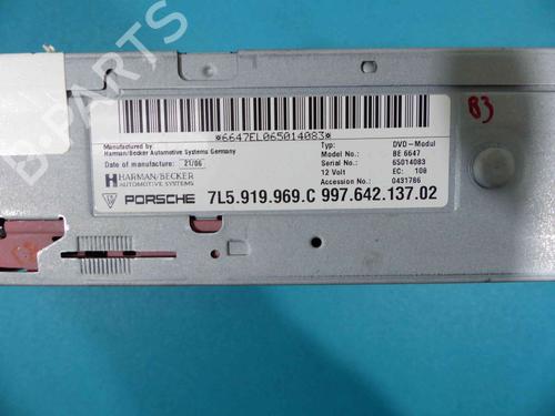 Electronic module PORSCHE CAYENNE (9PA) Turbo S 4.5 | BP37860833M83 - Image 4