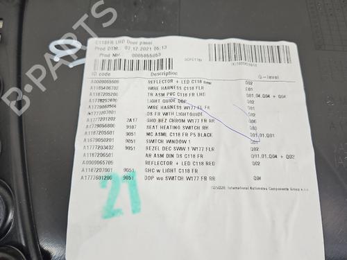 Front right panel MERCEDES-BENZ CLA (C118) | BP38149226C59 - Image 7