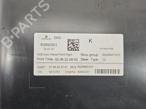 Front right panel BMW X3 (G01, F97, G08) iX3 | BP37821522C59 - Image 8