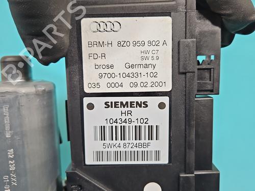 Rear right window mechanism AUDI A2 (8Z0) 1.4 | BP38127016C25  - Image 8