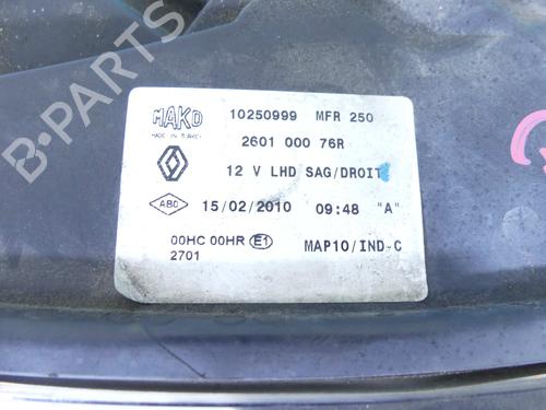 Right headlight RENAULT FLUENCE (L3_) 1.6 16V (L301, L30F, L30P, L30R) | BP37808541C29 - Image 4