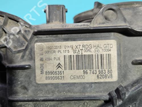 Left headlight CITROËN C5 III (RD_) 1.6 HDi 115 (RD9HRA, RD9HLA, RD9HL0) | BP37825815C28 - Image 14