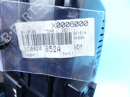 Instrument cluster VW PASSAT B6 (3C2) 2.0 TDI | BP37807178C47 - Image 3