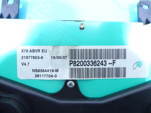 Instrument cluster RENAULT KANGOO (KC0/1_) 1.6 16V | BP37893730C47 - Image 3