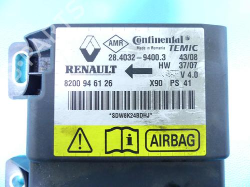 ECU airbags DACIA SANDERO 1.5 dCi | BP37893256M53 - Image 3