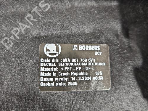 Rear parcel shelf SKODA FABIA IV (PJ3) | BP37857468C85 - Image 3
