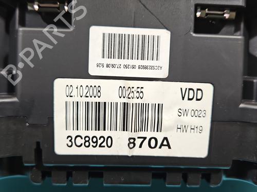 Instrument cluster VW PASSAT CC B6 (357) 2.0 TDI | BP38145270C47 - Image 3