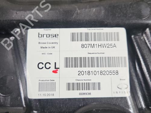 Front left window mechanism INFINITI QX50 II 2.0 AWD (J55) | BP39429863C22 - Image 9