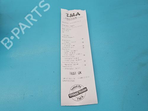 Alternator RENAULT KANGOO (KC0/1_) 1.2 (KC0A, KC0K, KC0F, KC01) | BP38123424M7 - Image 16