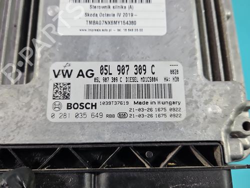 Engine control unit (ECU) SKODA OCTAVIA IV (NX3, NN3, PV3) 2.0 TDi | BP37835743M57 - Image 3