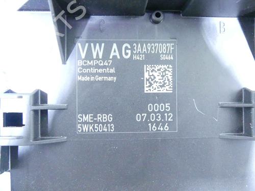 Comfort control module VW CC B7 (358) 2.0 TDI | BP37809421M56 - Image 3